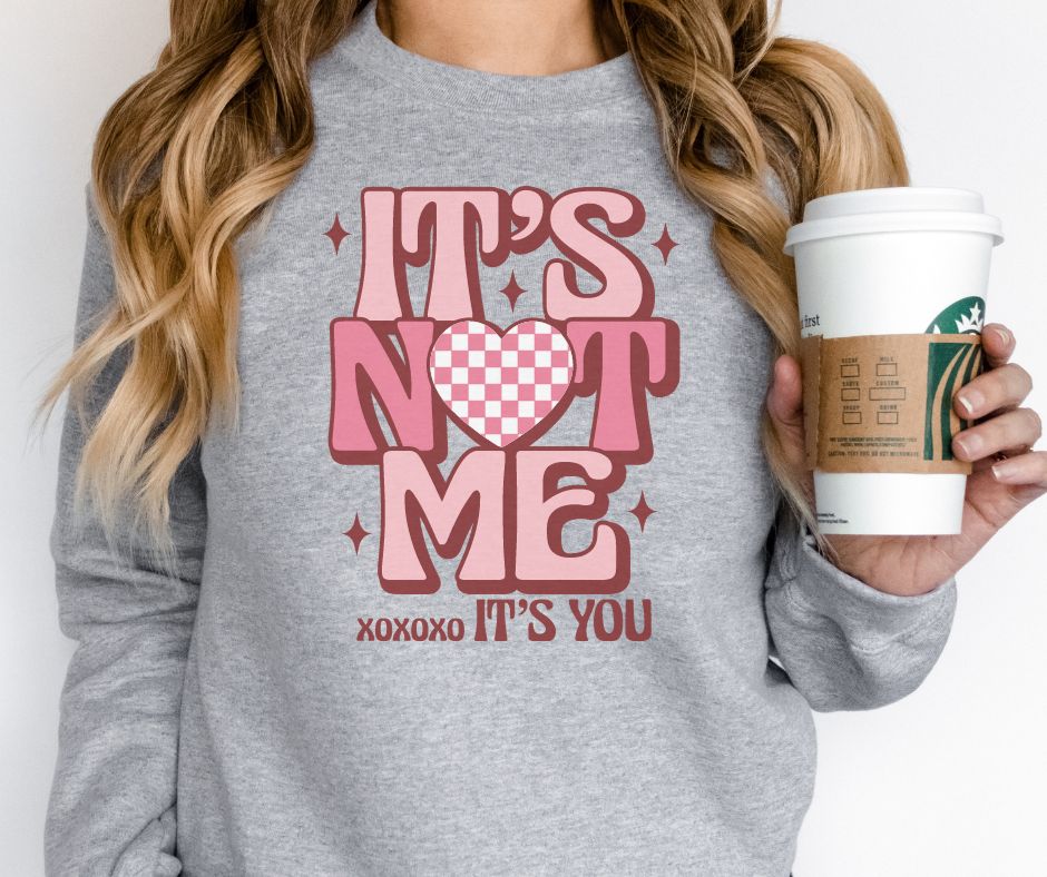 It's Not Me, It's You Graphic Sweatshirt Womens Ave Shops- Tilden Co.