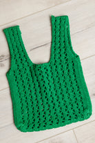 Girls Day Open Weave Bag in Green Crossbody Bag Ave Shops- Tilden Co.