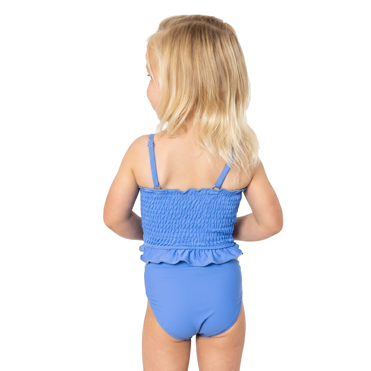Smocked Tankini Top (Girls) Janela Bay- Tilden Co.