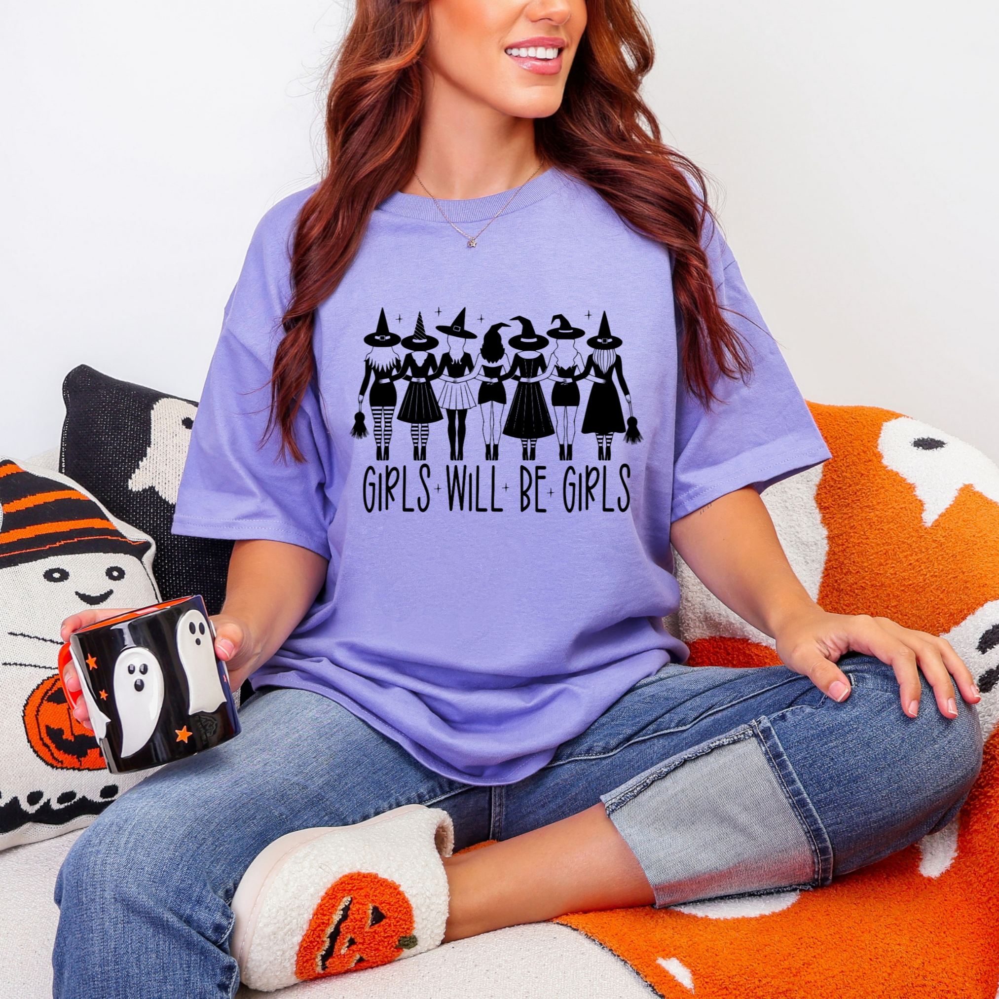Girls Will Be Girls Graphic Tee in Two Colors Womens Ave Shops- Tilden Co.