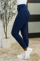 Giving the Run Around Joggers in Navy Womens Ave Shops- Tilden Co.