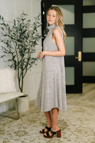 Glam Dress and Cardigan Set in Chocolate Womens Ave Shops- Tilden Co.