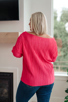 Going Out Plisse Top Tops Ave Shops- Tilden Co.