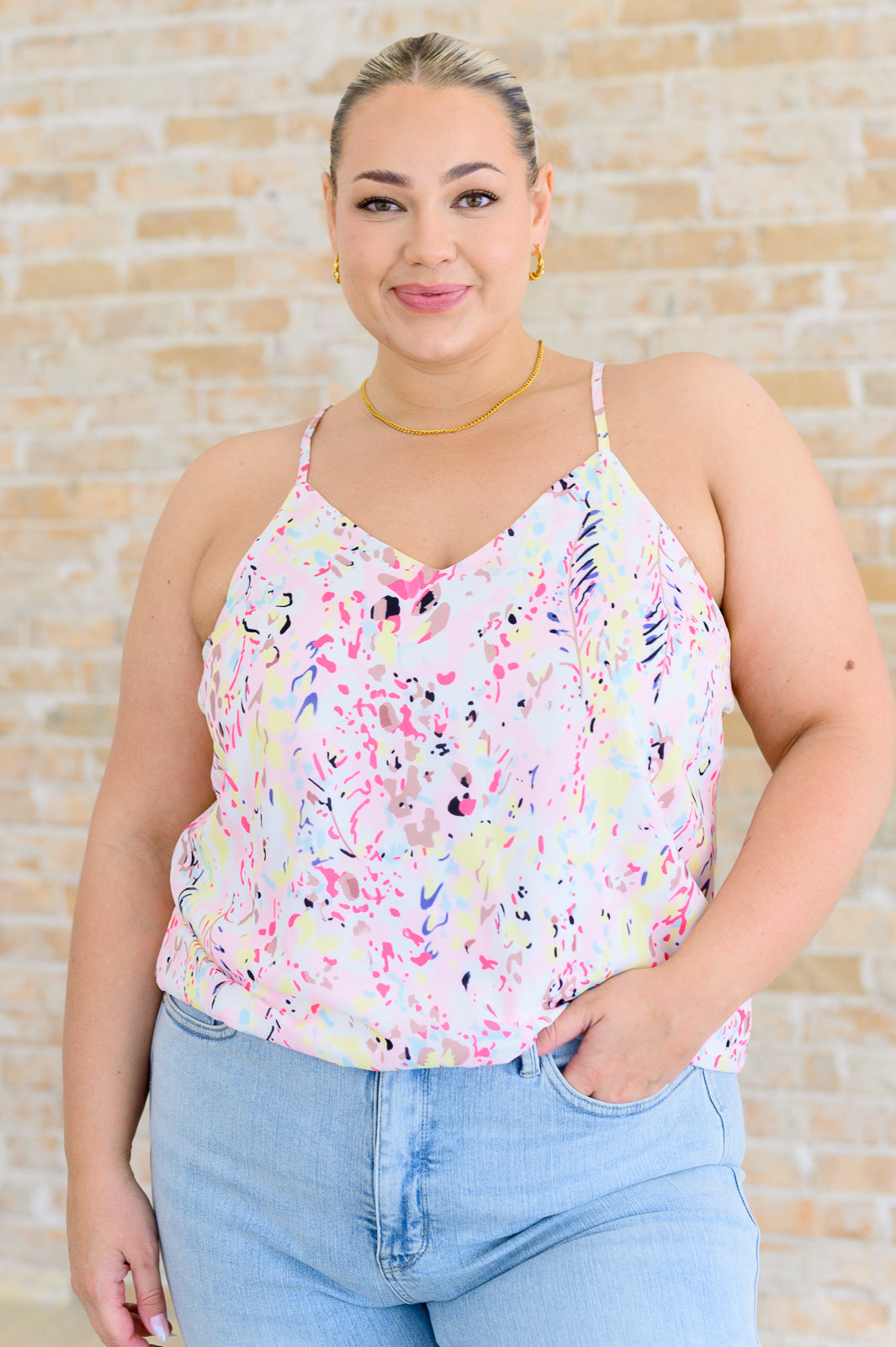 Going Out Printed Cami Tops Ave Shops- Tilden Co.