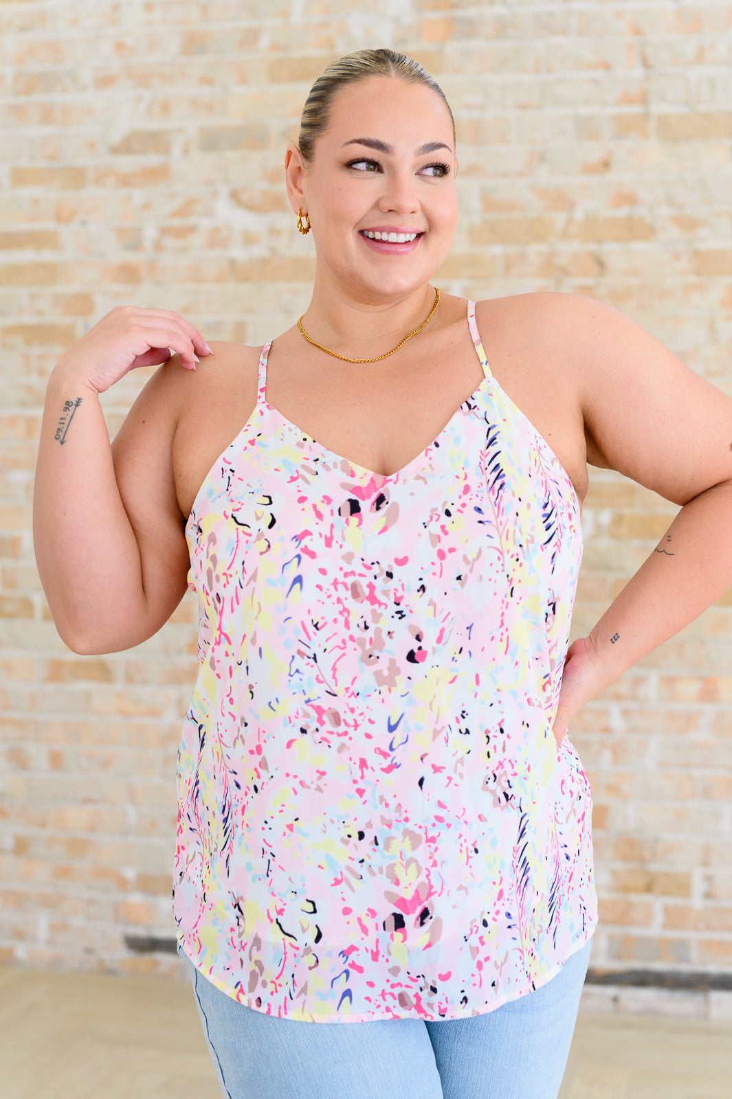 Going Out Printed Cami Tops Ave Shops- Tilden Co.
