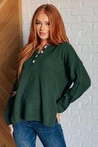 Good Afternoon Henley Sweater Tops Ave Shops- Tilden Co.