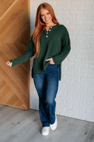 Good Afternoon Henley Sweater Tops Ave Shops- Tilden Co.