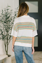 Good For Me Collared Knit Top T-Shirt Ave Shops- Tilden Co.
