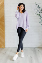 Good Things Are Coming V-Neck Top in Lavender Tops Ave Shops- Tilden Co.