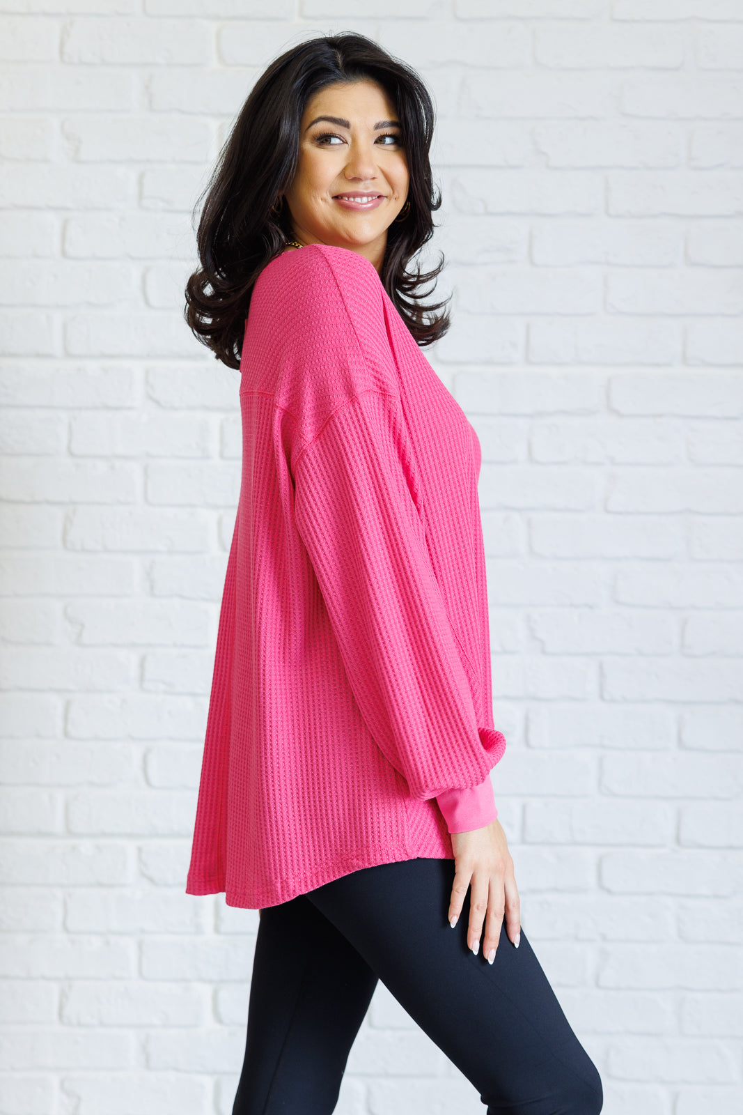 Good Things Are Coming V-Neck Top in Pink Tops Ave Shops- Tilden Co.