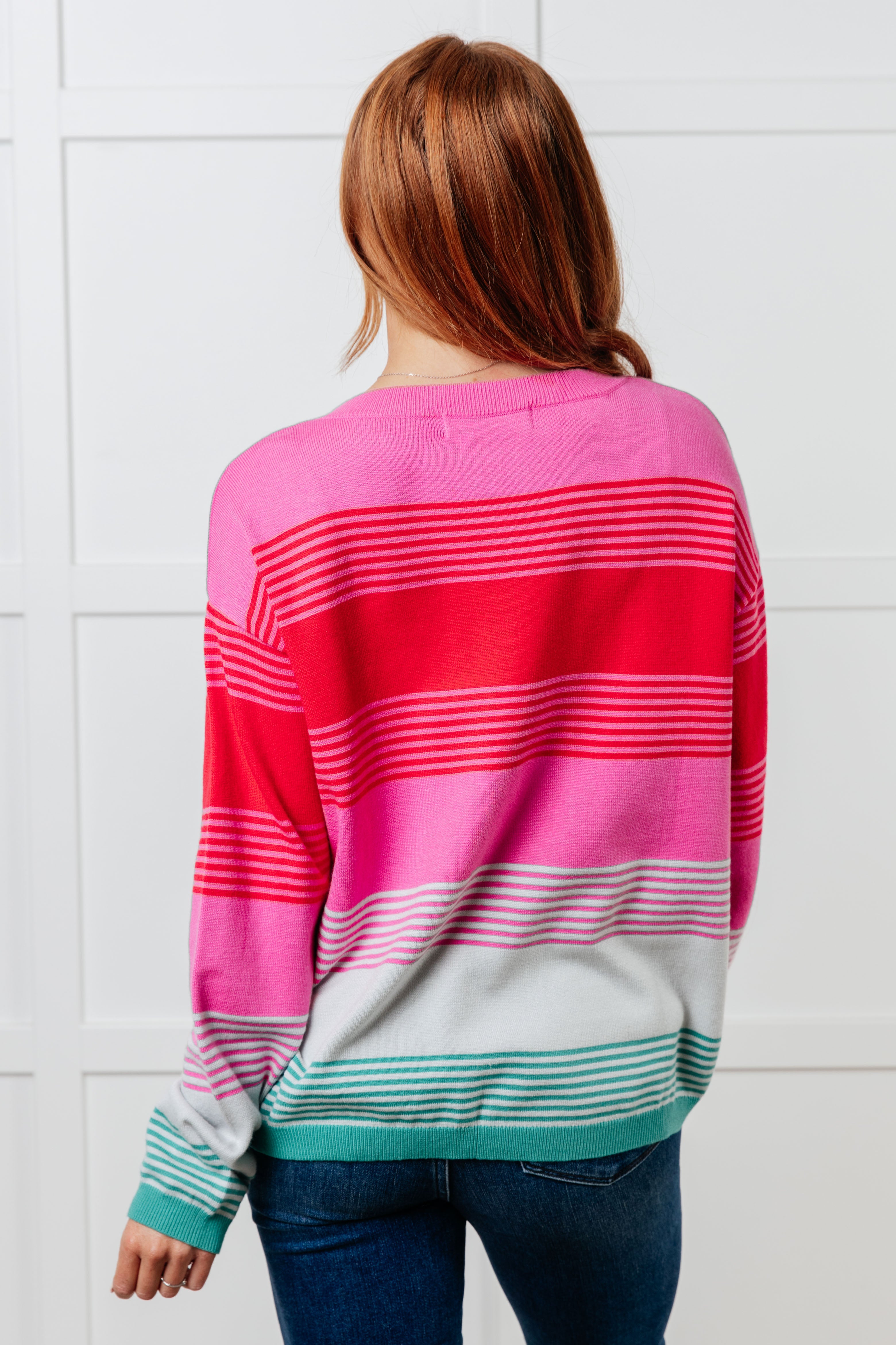 Gradual Feelings Striped Sweater Tops Ave Shops- Tilden Co.