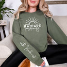 Radiate Positivity Graphic Sweatshirt in Three Colors    Preorder Ave Shops- Tilden Co.