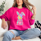 Watercolor Bunny Graphic Sweatshirt Womens Ave Shops- Tilden Co.