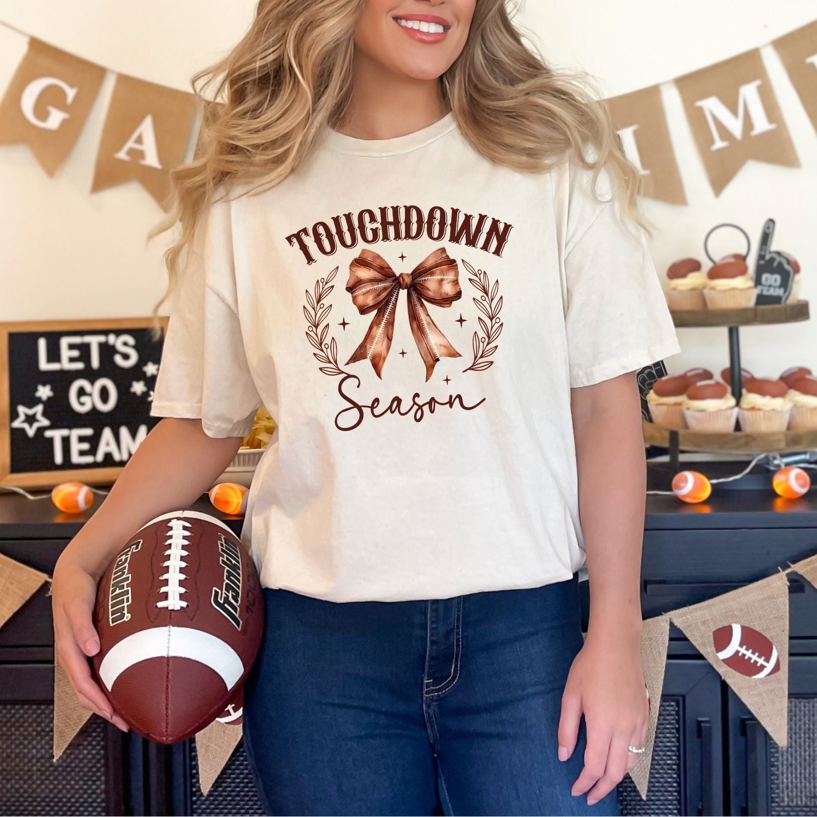 Touchdown Season Graphic Tee    Womens Ave Shops- Tilden Co.