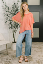 Growing Restless V-Neck Tee in Coral T-Shirt Ave Shops- Tilden Co.