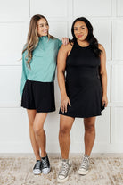 Gym and Tonic Butter Romper Dress in Black Dresses Ave Shops- Tilden Co.