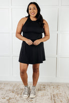 Gym and Tonic Butter Romper Dress in Black Dresses Ave Shops- Tilden Co.