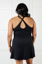 Gym and Tonic Butter Romper Dress in Black Dresses Ave Shops- Tilden Co.