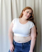 Classic Basic Cap Sleeve Basic HALFTEE Layering Fashions- Tilden Co.