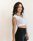 Classic Basic Cap Sleeve Basic HALFTEE Layering Fashions- Tilden Co.