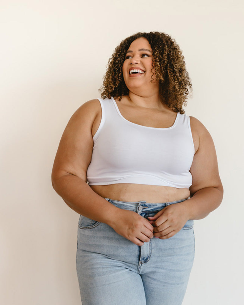 Classic Wide Strap Tank Halftee Tank HALFTEE Layering Fashions- Tilden Co.