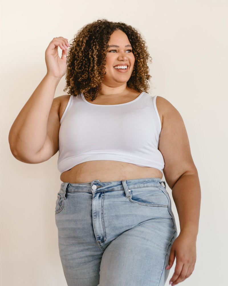 Classic Wide Strap Tank Halftee Tank HALFTEE Layering Fashions- Tilden Co.