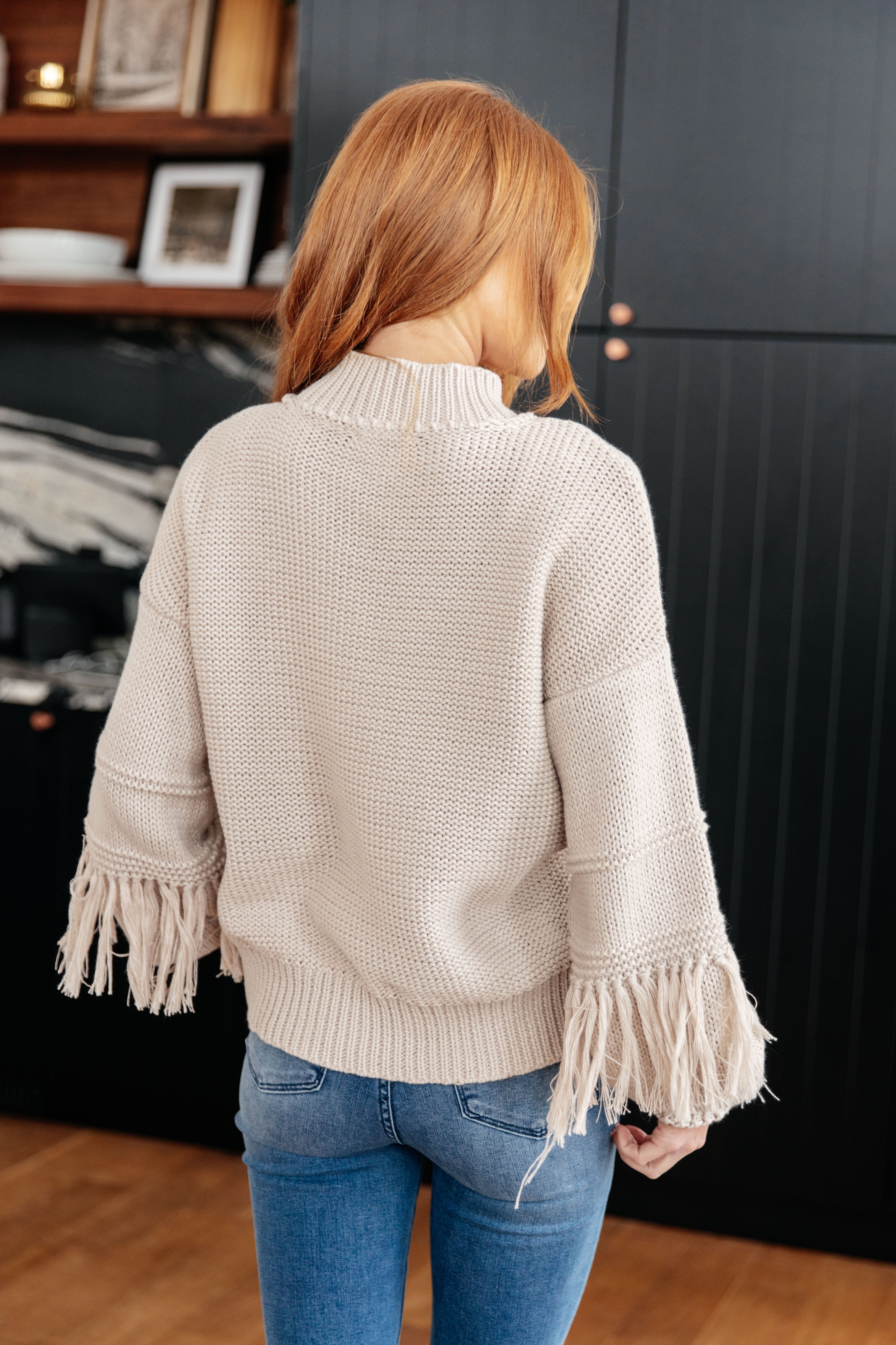 Handle It All Fringe Detail Sweater Tops Ave Shops- Tilden Co.