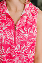 Harbour Quarter Zip Dress in Coastal Pink Womens Ave Shops- Tilden Co.