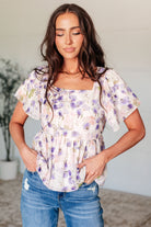 Harmoniously Together Square Neck Blouse    Blouses Ave Shops- Tilden Co.