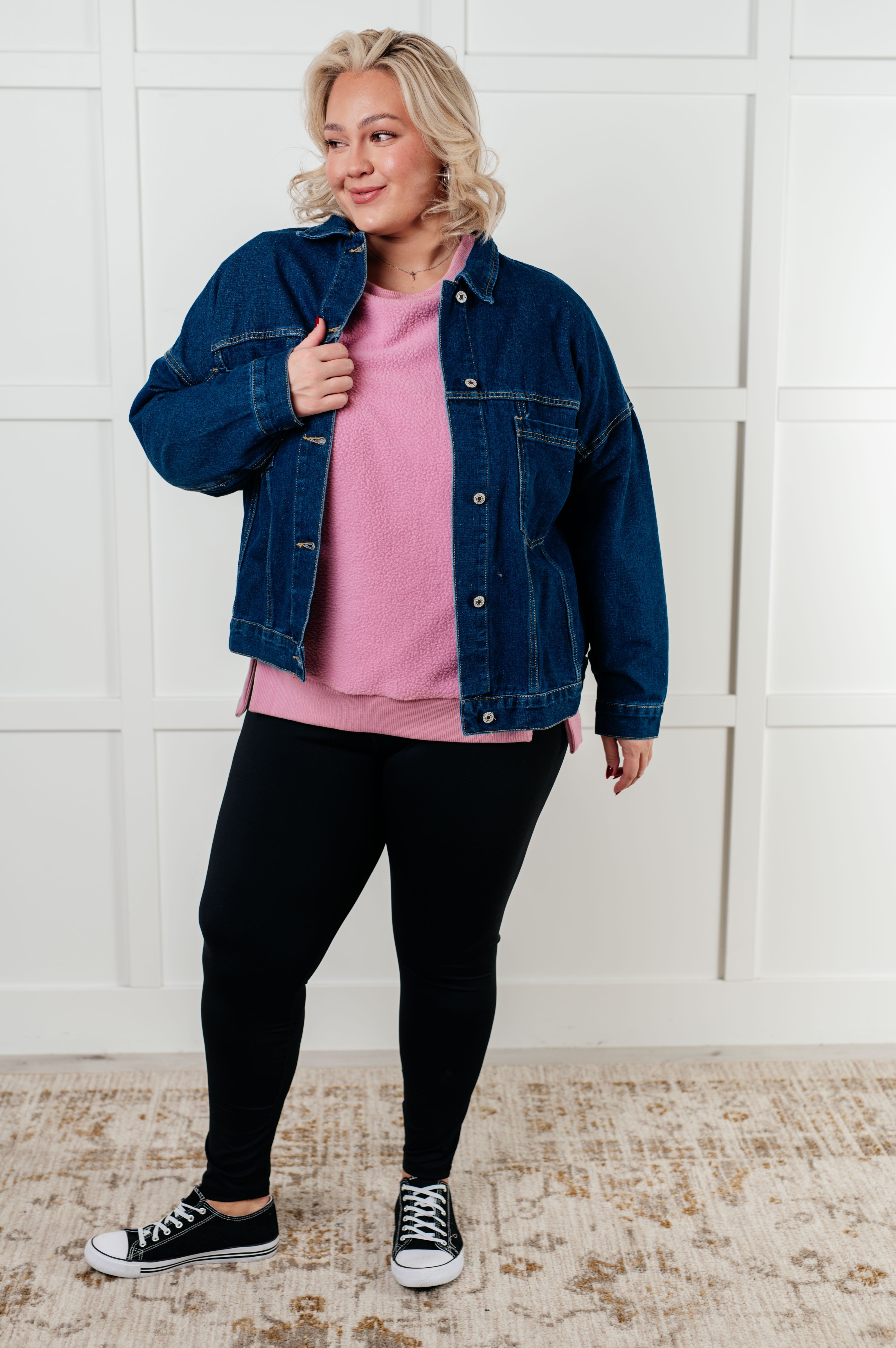 Have We Met Oversized Denim Jacket Coats & Jackets Ave Shops- Tilden Co.