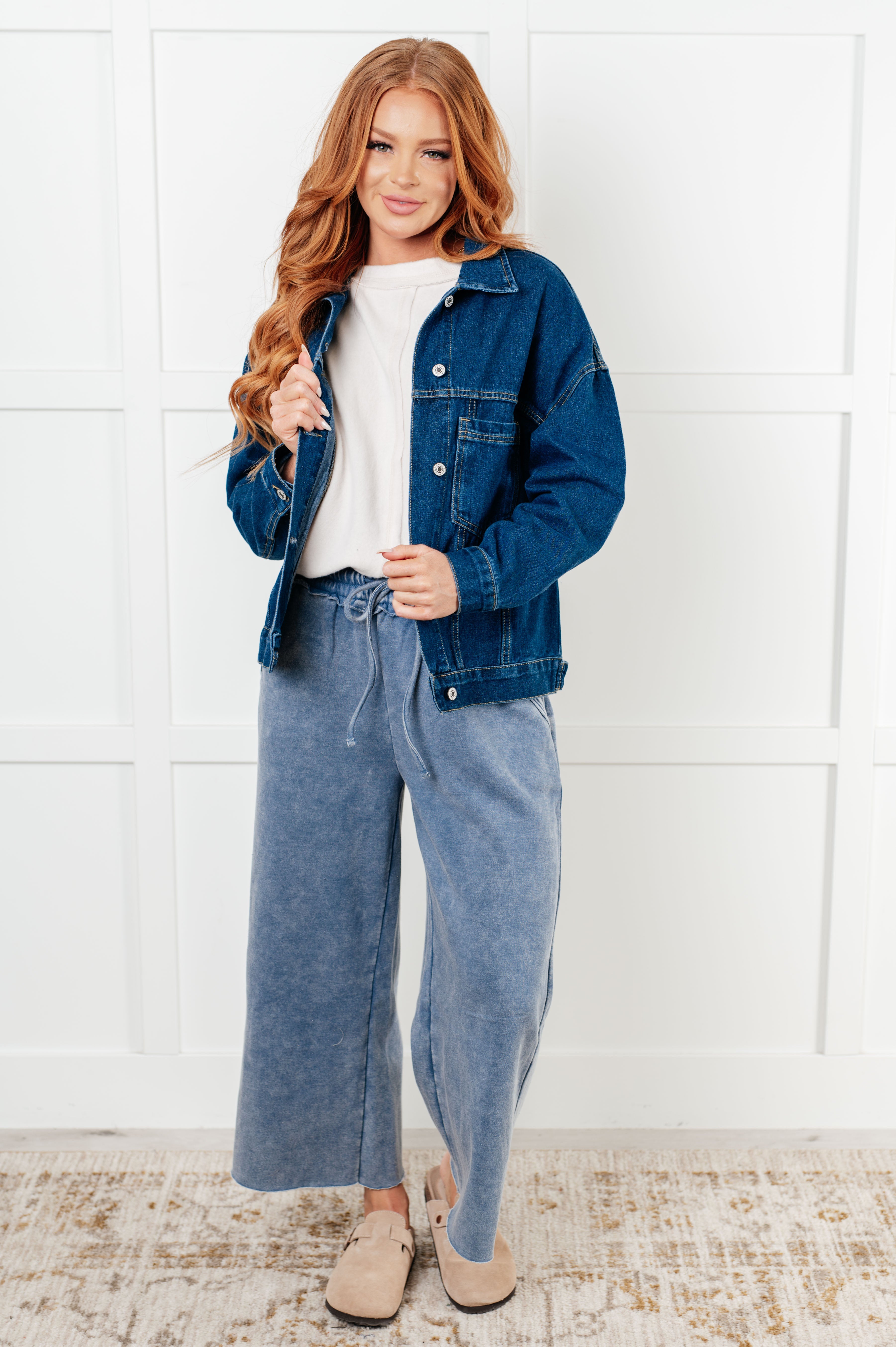 Have We Met Oversized Denim Jacket Coats & Jackets Ave Shops- Tilden Co.