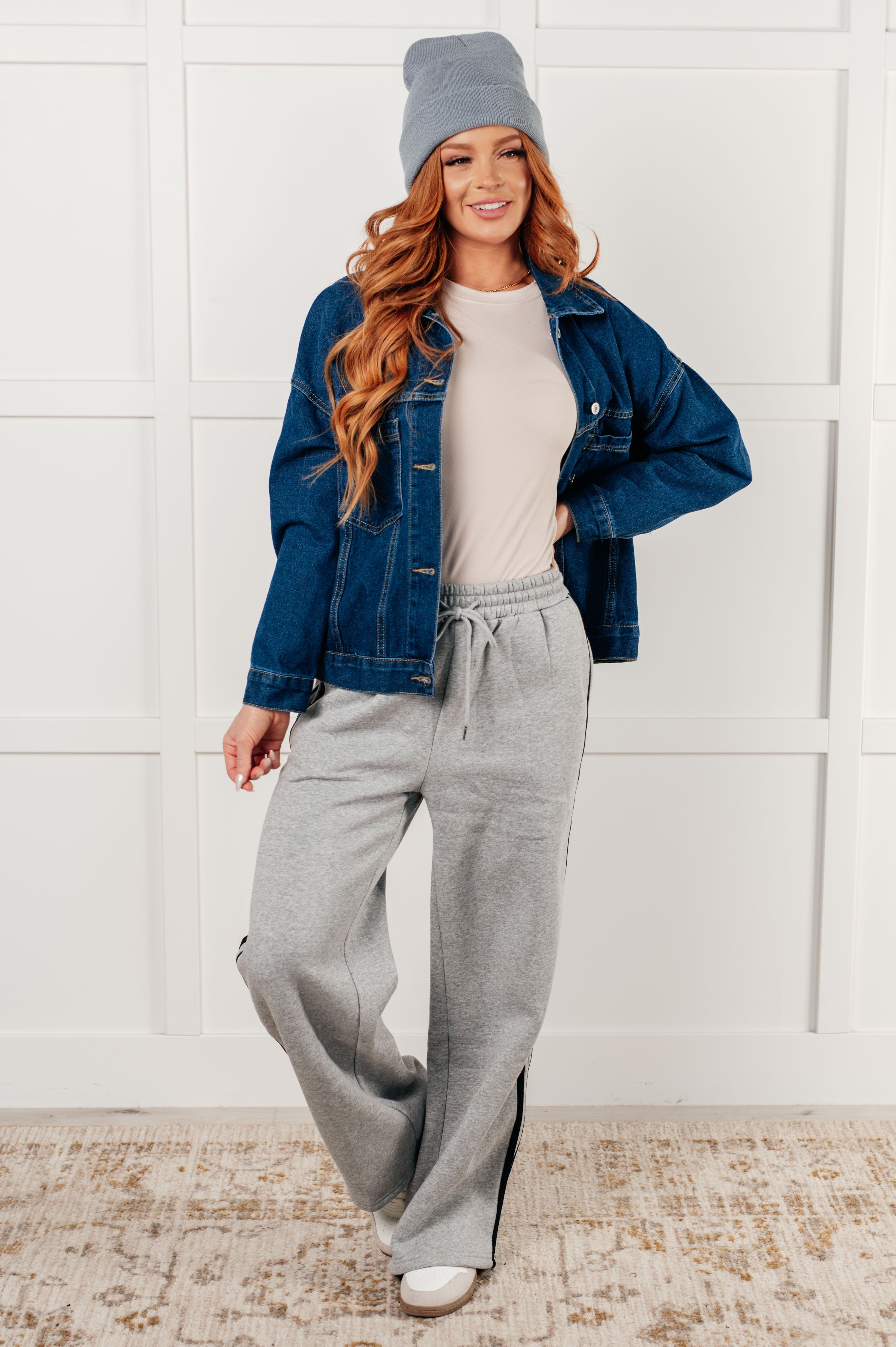 Have We Met Oversized Denim Jacket Coats & Jackets Ave Shops- Tilden Co.
