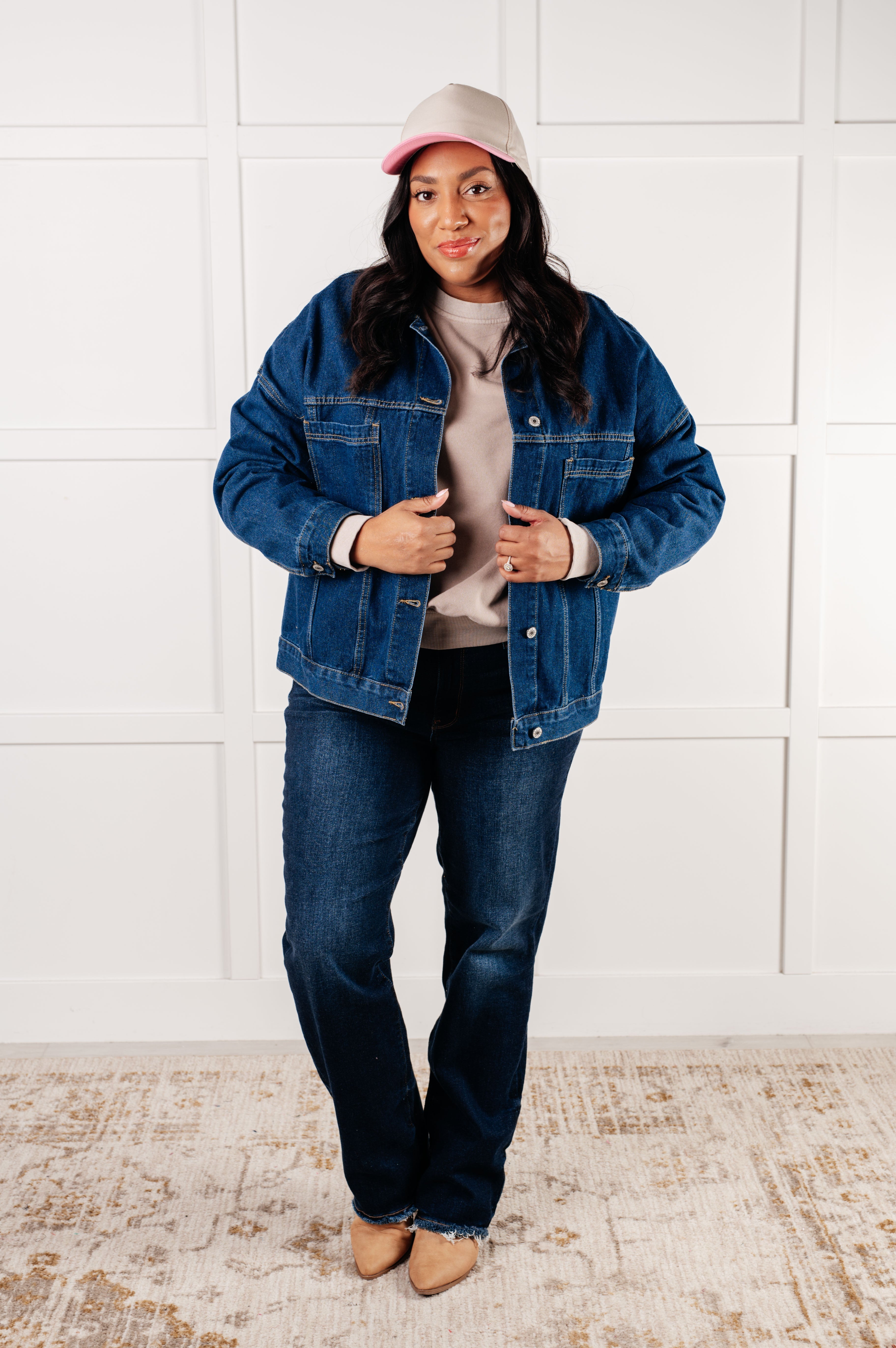 Have We Met Oversized Denim Jacket Denim Ave Shops- Tilden Co.