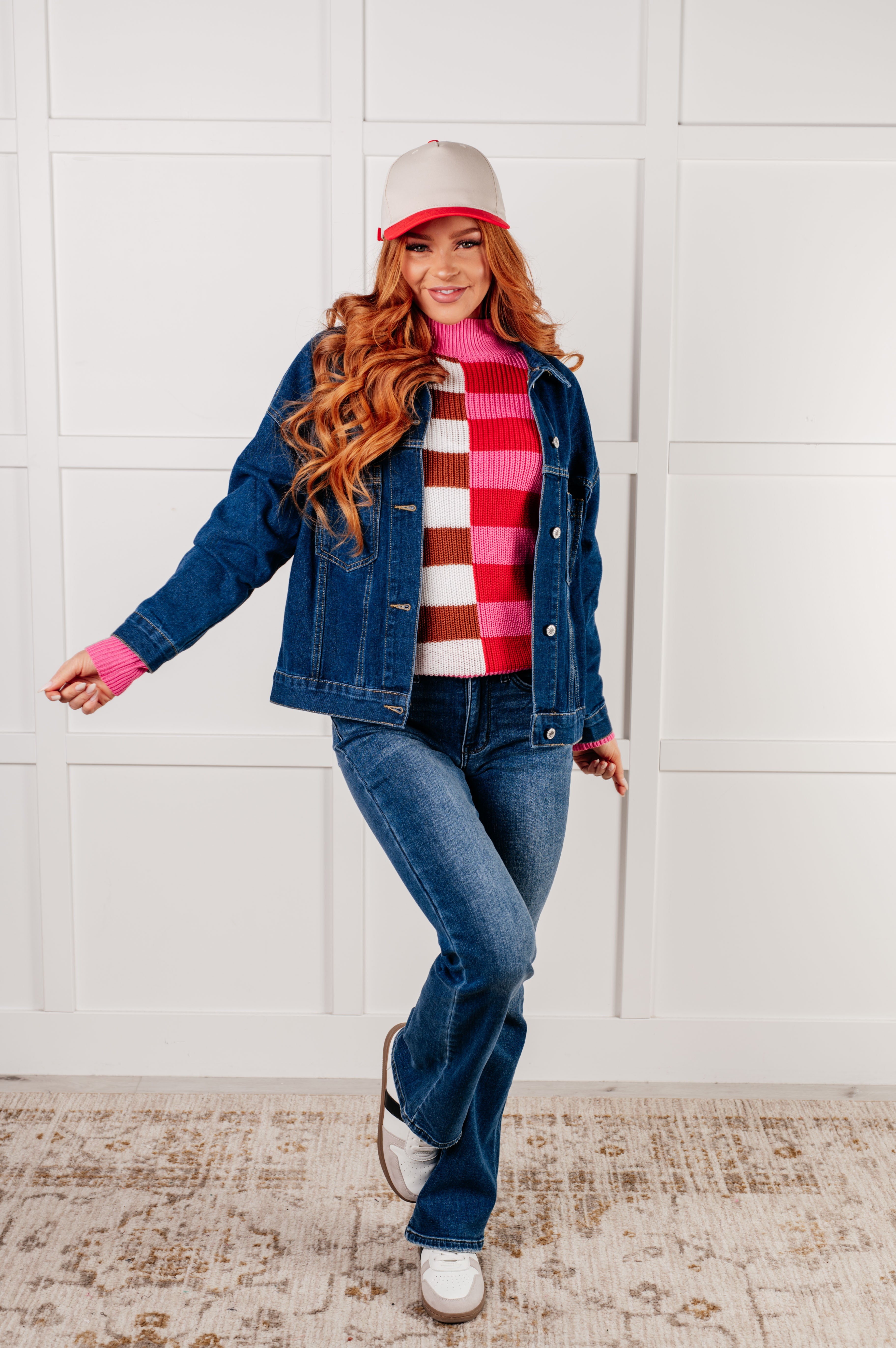 Have We Met Oversized Denim Jacket Coats & Jackets Ave Shops- Tilden Co.