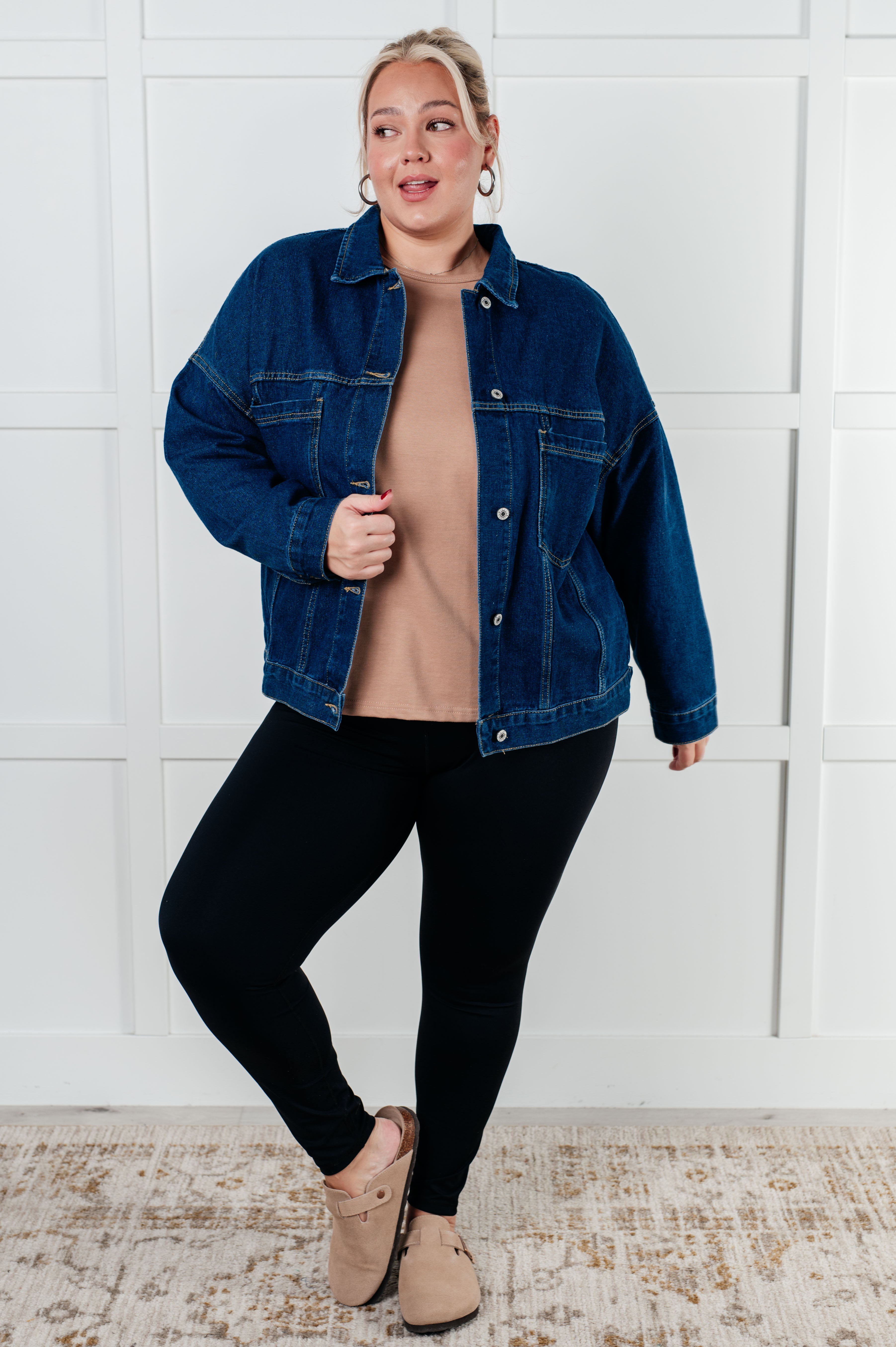 Have We Met Oversized Denim Jacket Coats & Jackets Ave Shops- Tilden Co.