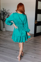 Head Held High V-Neck Balloon Sleeve Dress    Dresses Ave Shops- Tilden Co.