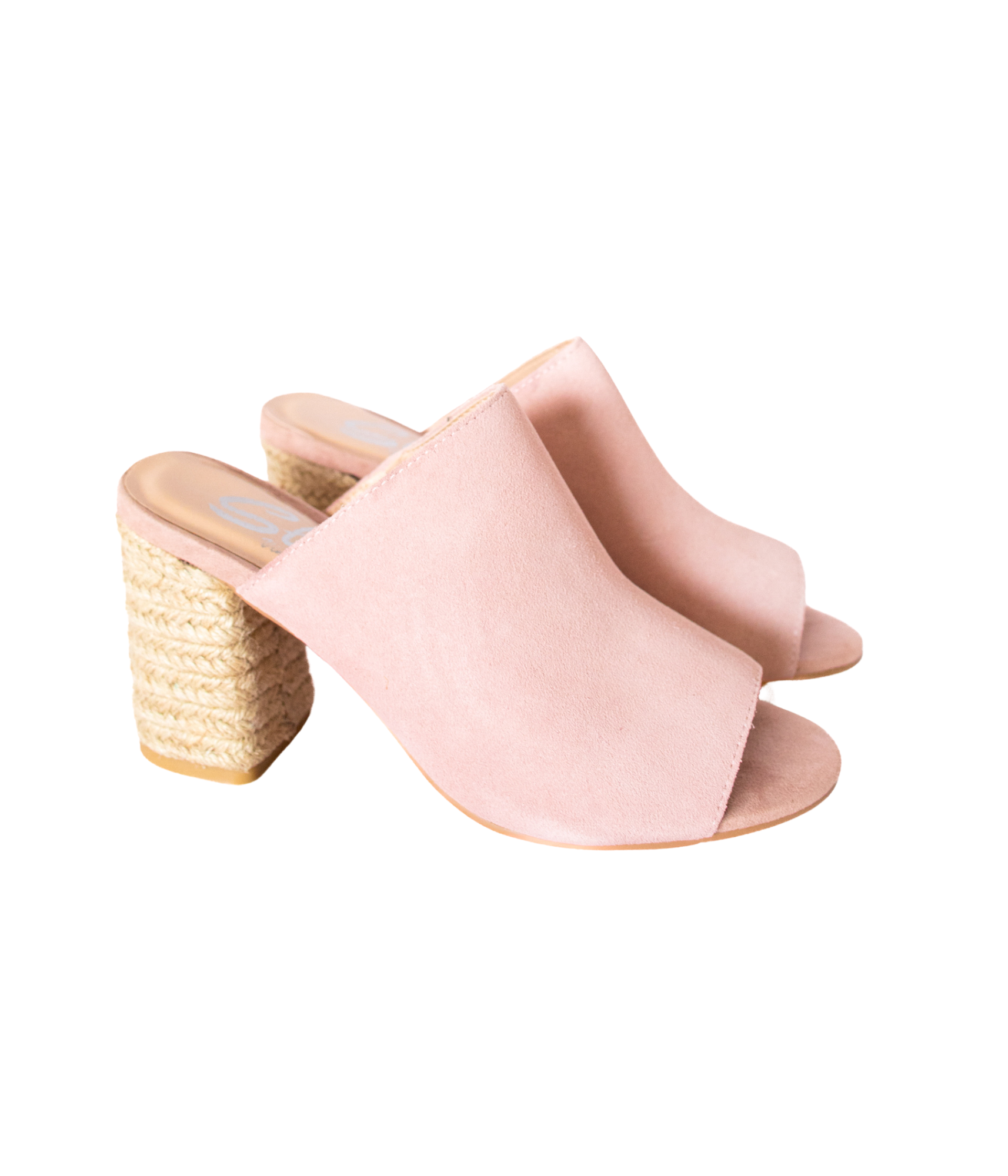 Helena Heeled Sandal in Blush Suede    Shoes Ave Shops- Tilden Co.