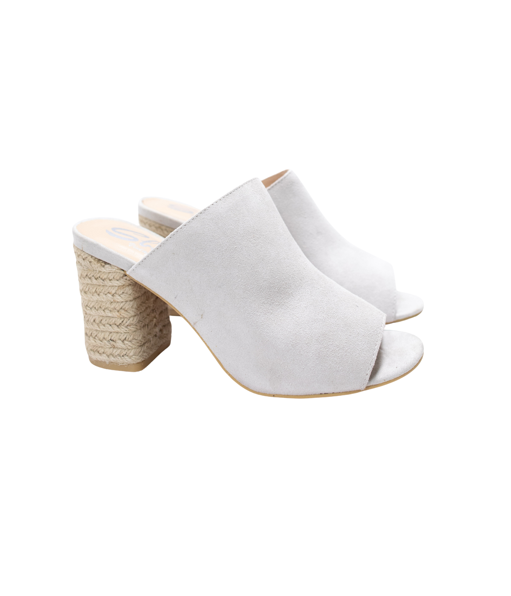 Helena Heeled Sandal in Ice Suede    Shoes Ave Shops- Tilden Co.