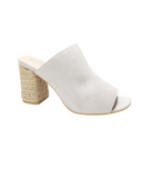 Helena Heeled Sandal in Ice Suede    Shoes Ave Shops- Tilden Co.