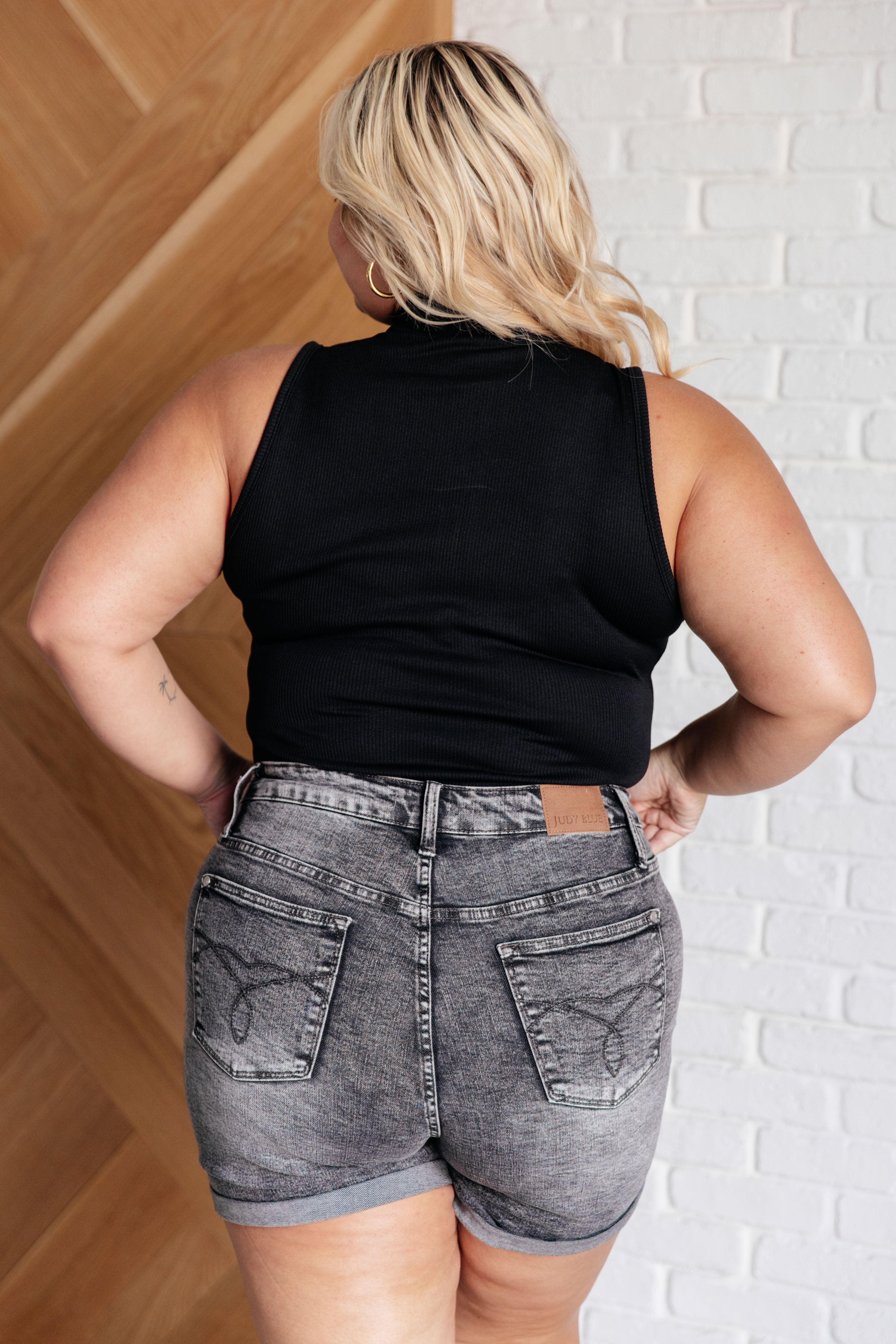 Higher and Higher Ribbed Zip Up Bodysuit Bodysuits Ave Shops- Tilden Co.