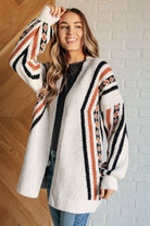 Holding On Aztec Print Cardigan    Layers Ave Shops- Tilden Co.