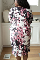 Honey Do I Ever Faux Wrap Dress in White Floral    Dresses Ave Shops- Tilden Co.