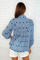 I Gave You My Heart Floral Babydoll Blouse Womens Ave Shops- Tilden Co.