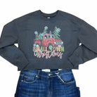 Small Town Christmas Truck Cropped Sweatshirt     Daydreamer Creations- Tilden Co.