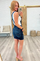 Agnes Denim Overall Dress    Denim Ave Shops- Tilden Co.