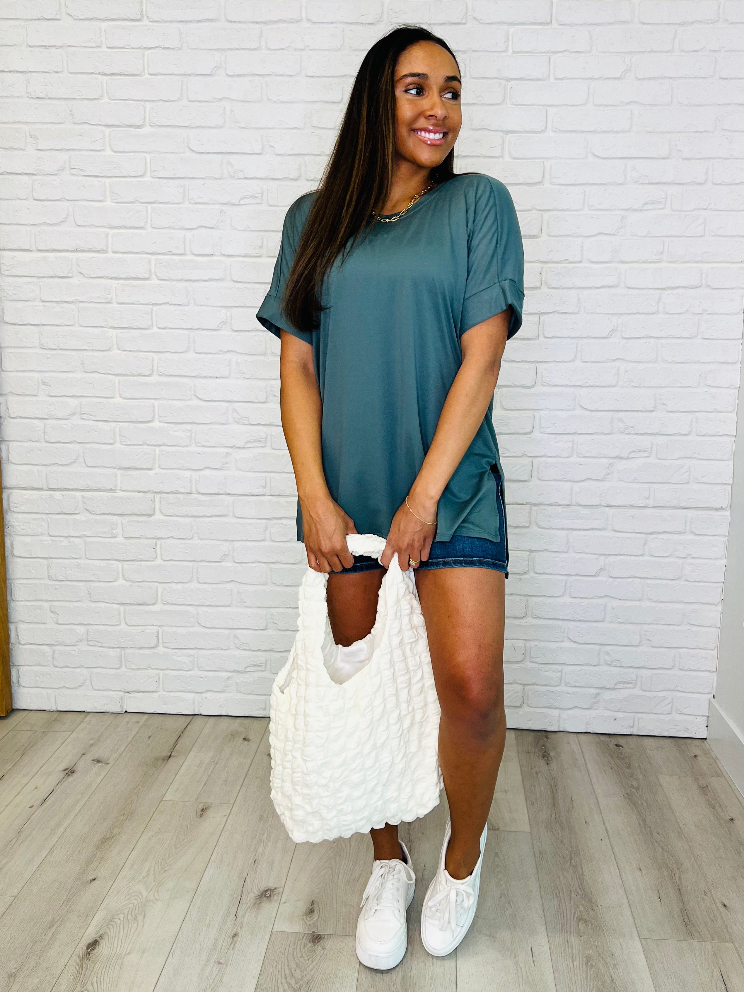 Day Out Cloud Tote Bag In Cream Womens Ave Shops- Tilden Co.