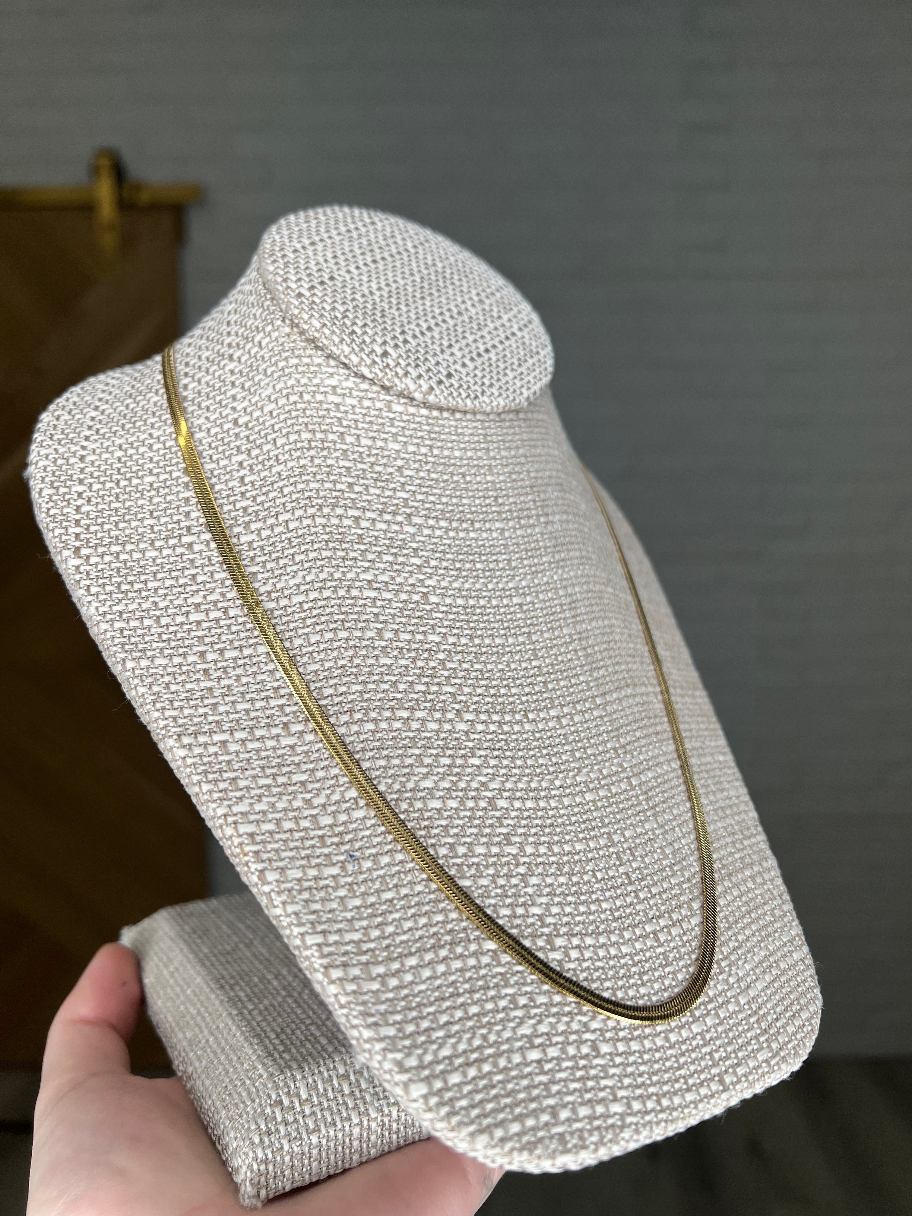 Sheer Perfection Snake Chain Necklace Accessories Ave Shops- Tilden Co.