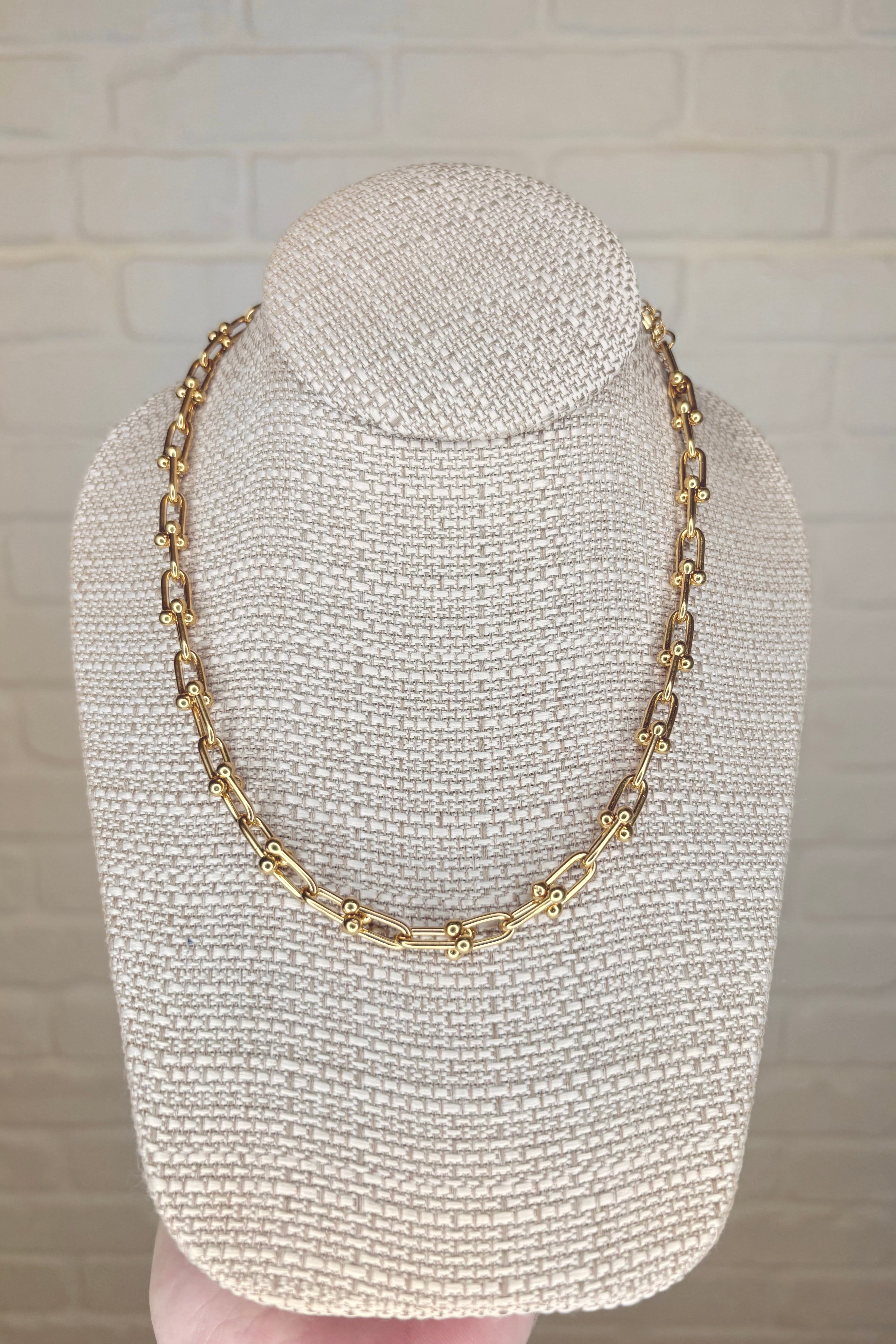 Closest Link Necklace Accessories Ave Shops- Tilden Co.