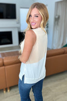 Steady Increase Color Block Sleeveless Top Tops Ave Shops- Tilden Co.