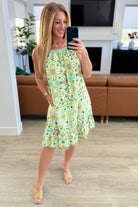 As You Walk On By Tank Dress in Lime    Dresses Ave Shops- Tilden Co.